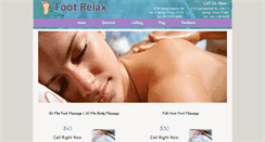 Desktop Screenshot of footrelaxspring.com